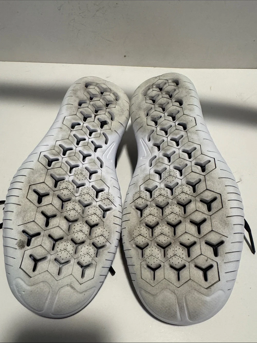 Nike Women's Black & Gray Flyknit Lace-Up Running Shoes